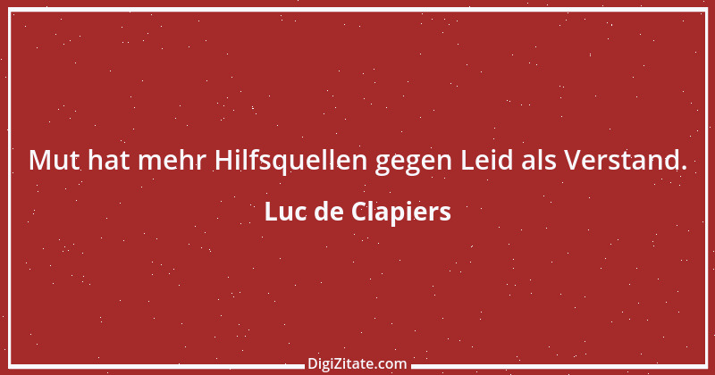 Zitat von Luc de Clapiers 538