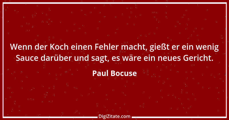 Zitat von Paul Bocuse 1