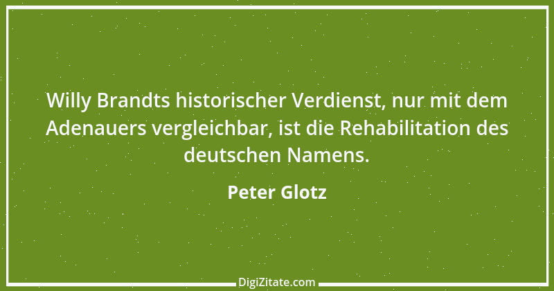 Zitat von Peter Glotz 36