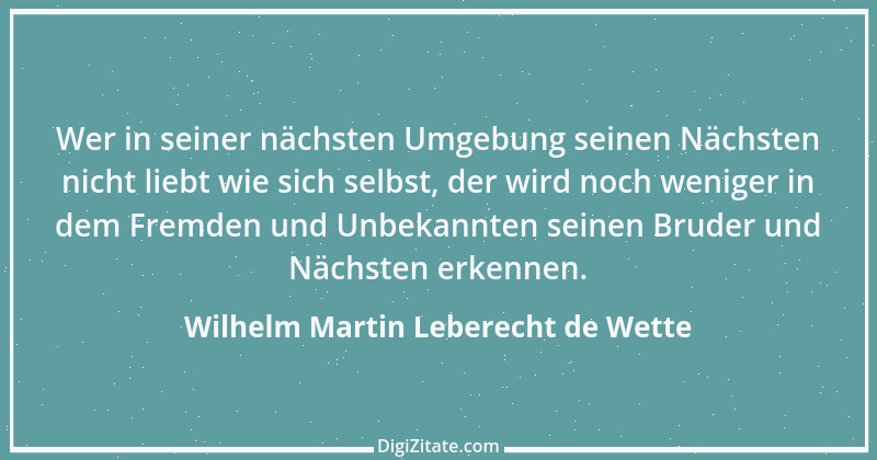 Zitat von Wilhelm Martin Leberecht de Wette 8