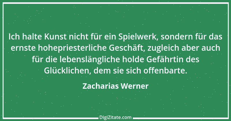 Zitat von Zacharias Werner 10