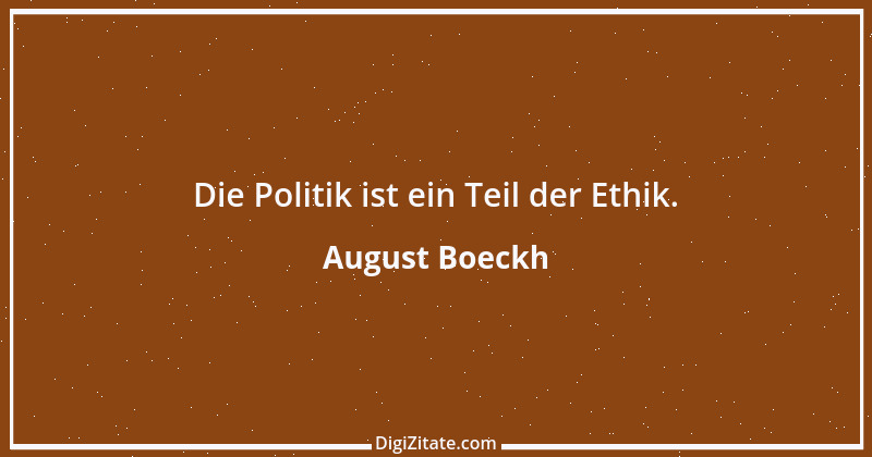 Zitat von August Boeckh 8