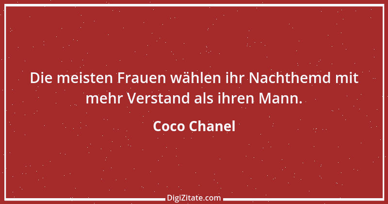 Zitat von Coco Chanel 18