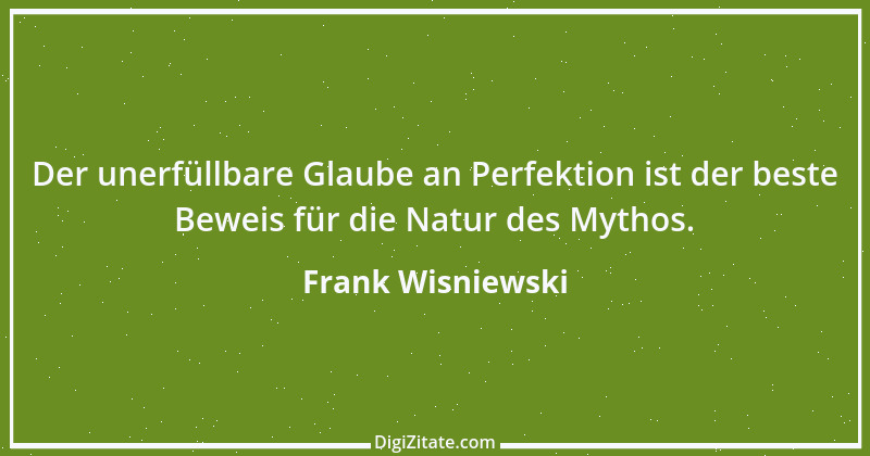 Zitat von Frank Wisniewski 4