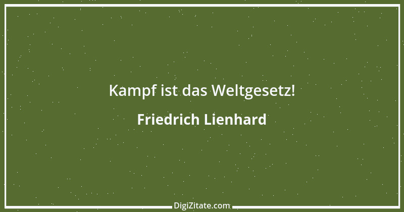 Zitat von Friedrich Lienhard 34