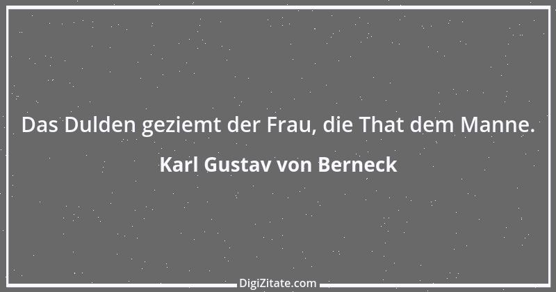 Zitat von Karl Gustav von Berneck 2