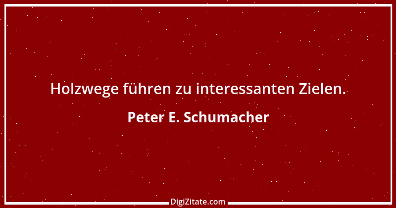 Zitat von Peter E. Schumacher 222