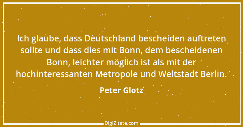 Zitat von Peter Glotz 37