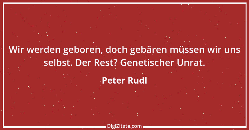 Zitat von Peter Rudl 691