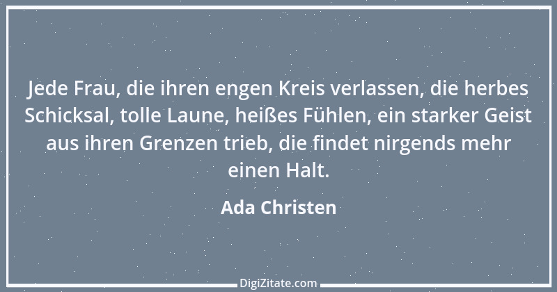 Zitat von Ada Christen 2