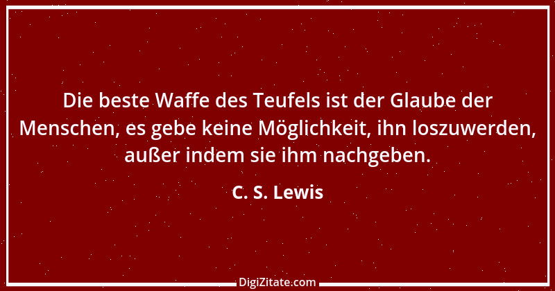 Zitat von C. S. Lewis 14