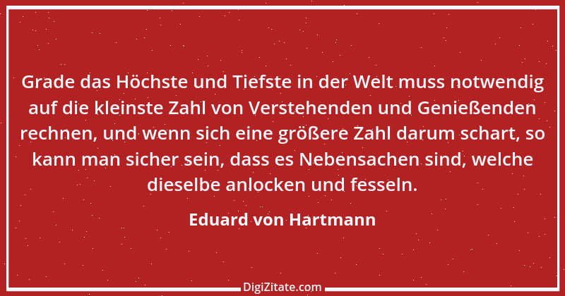 Zitat von Eduard von Hartmann 5