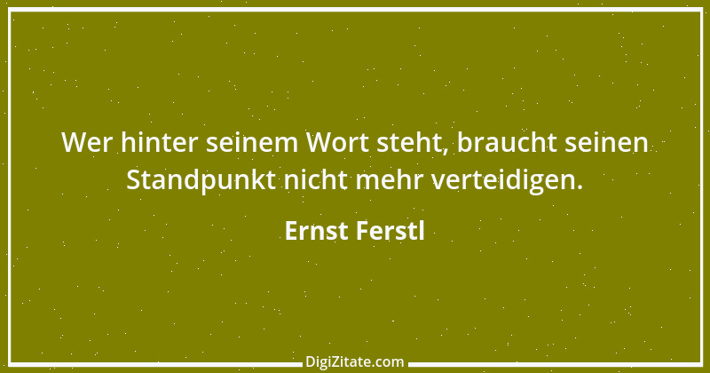 Zitat von Ernst Ferstl 1859