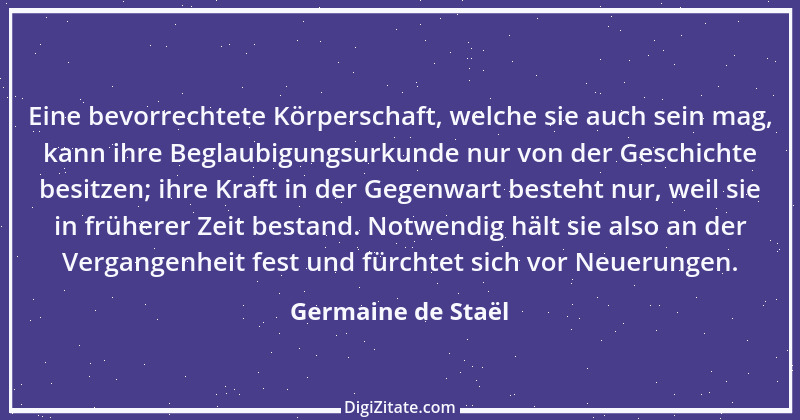 Zitat von Germaine de Staël 49