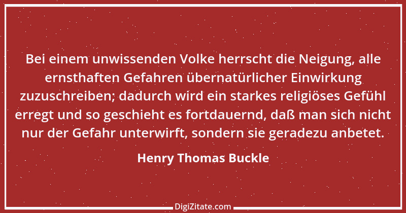 Zitat von Henry Thomas Buckle 23