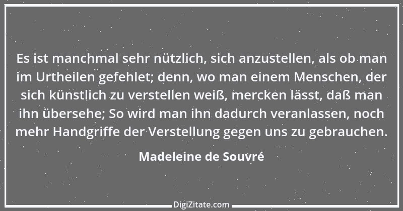 Zitat von Madeleine de Souvré 16