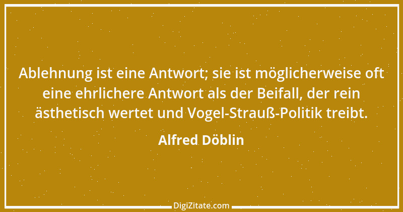 Zitat von Alfred Döblin 5