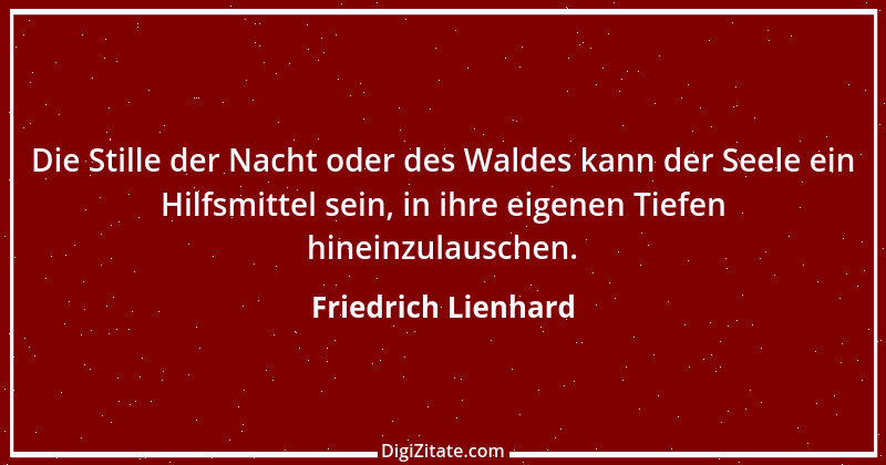 Zitat von Friedrich Lienhard 36