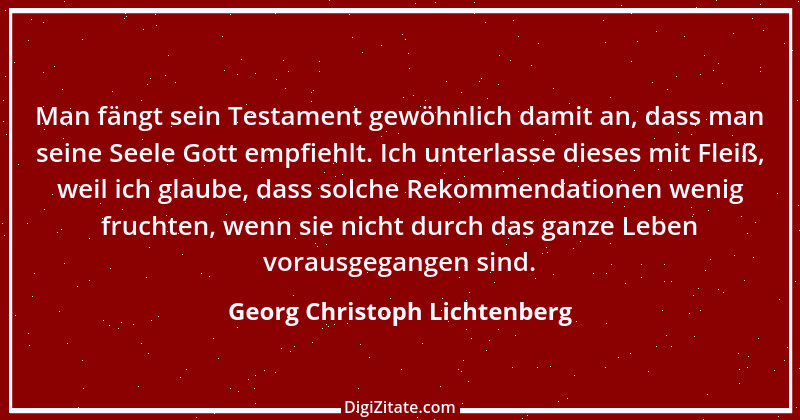 Zitat von Georg Christoph Lichtenberg 151