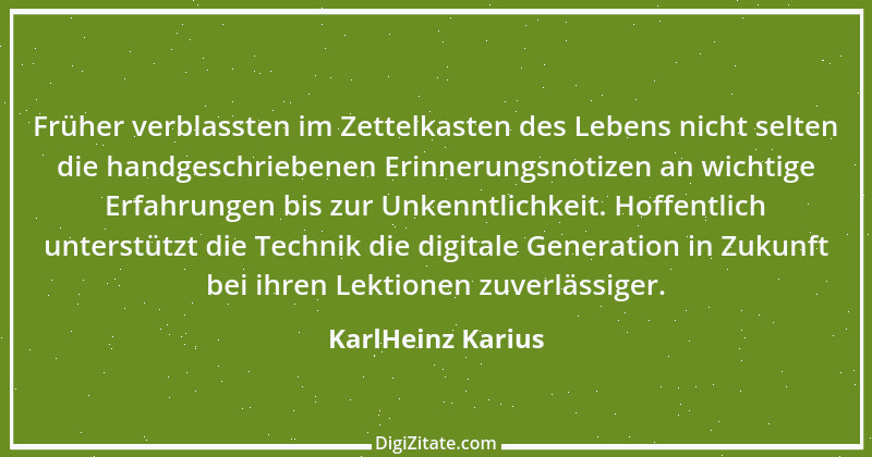 Zitat von KarlHeinz Karius 344