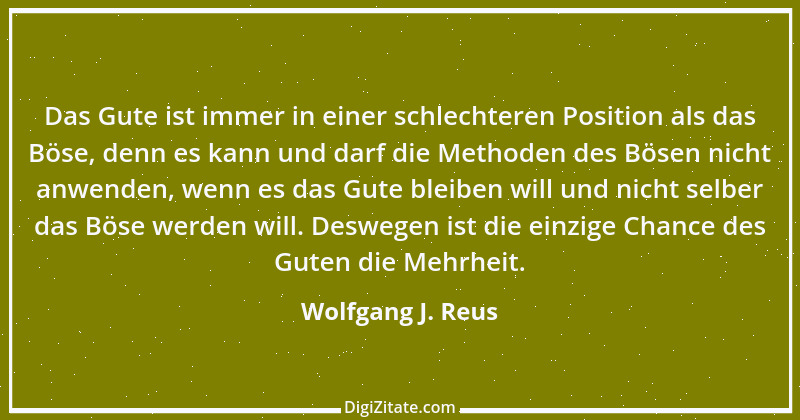 Zitat von Wolfgang J. Reus 259