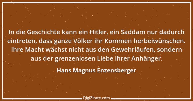 Zitat von Hans Magnus Enzensberger 14