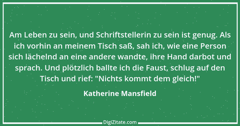 Zitat von Katherine Mansfield 24