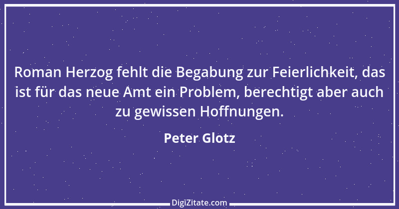 Zitat von Peter Glotz 40