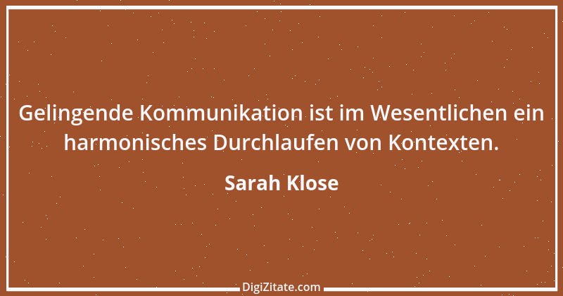 Zitat von Sarah Klose 56