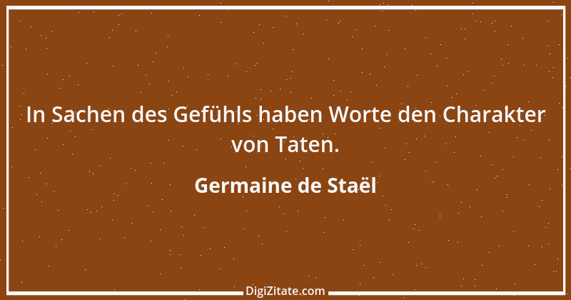 Zitat von Germaine de Staël 52