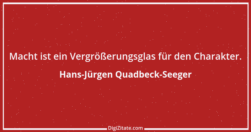 Zitat von Hans-Jürgen Quadbeck-Seeger 49