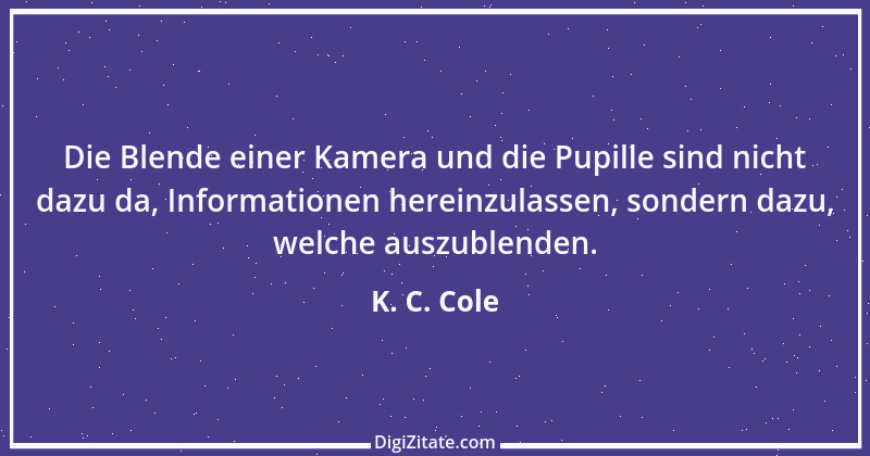 Zitat von K. C. Cole 2