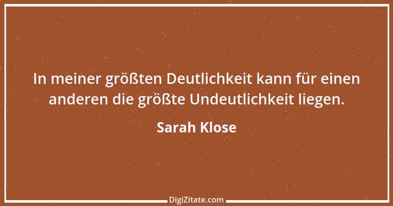 Zitat von Sarah Klose 57