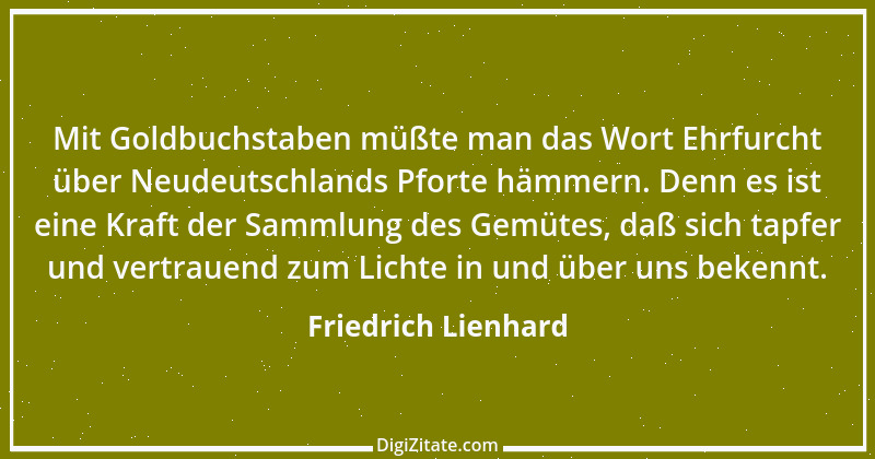 Zitat von Friedrich Lienhard 39