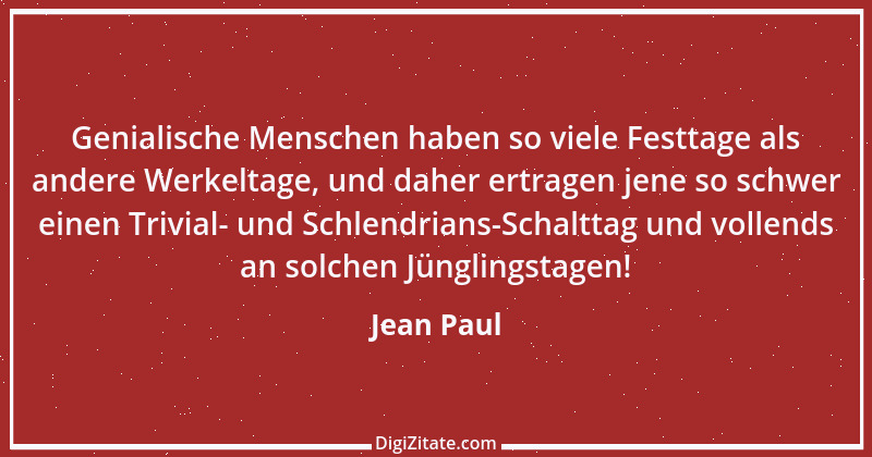 Zitat von Jean Paul 567