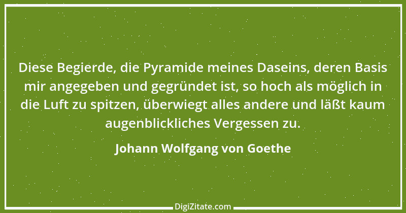 Zitat von Johann Wolfgang von Goethe 1422