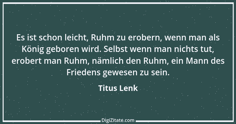 Zitat von Titus Lenk 10