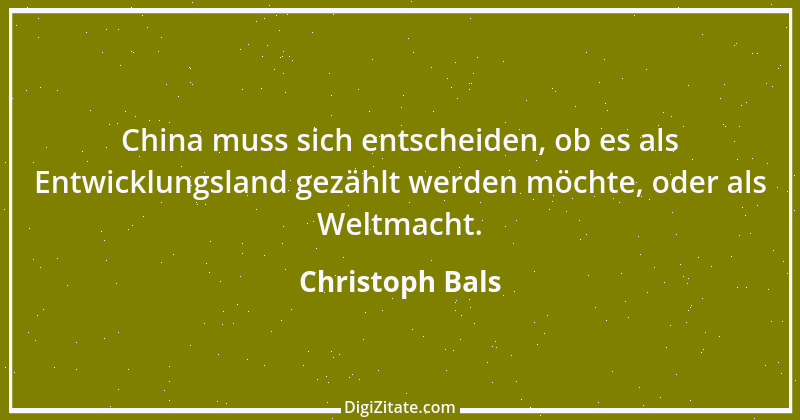 Zitat von Christoph Bals 1