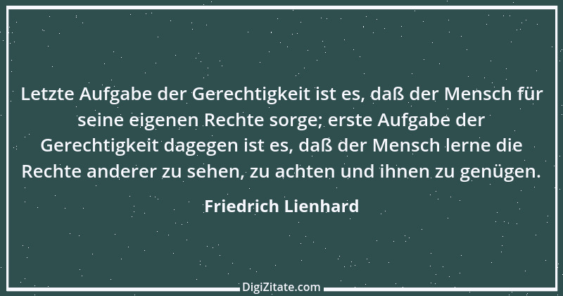 Zitat von Friedrich Lienhard 40