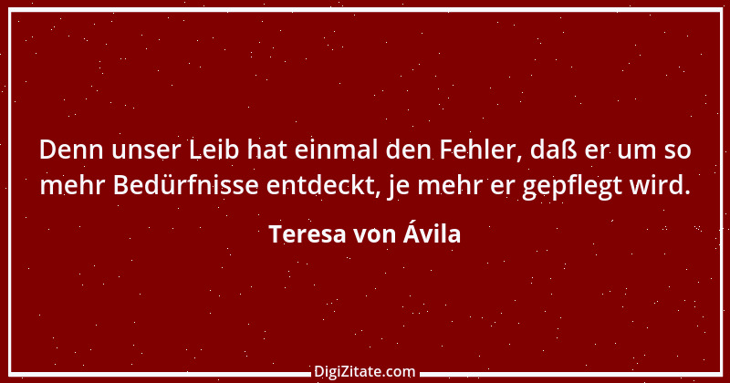 Zitat von Teresa von Ávila 43