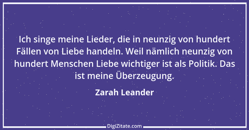 Zitat von Zarah Leander 1