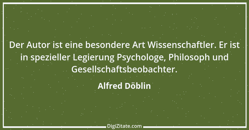 Zitat von Alfred Döblin 10