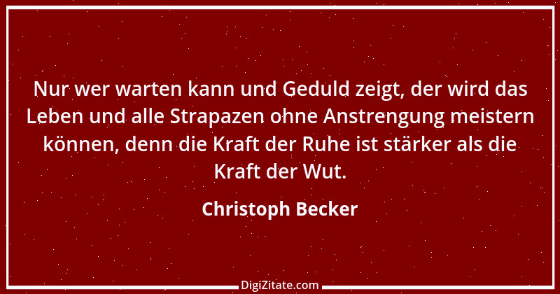 Zitat von Christoph Becker 1