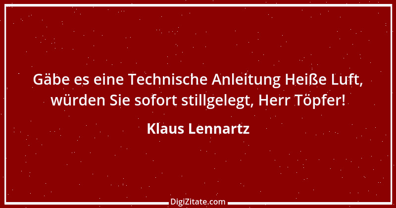 Zitat von Klaus Lennartz 1