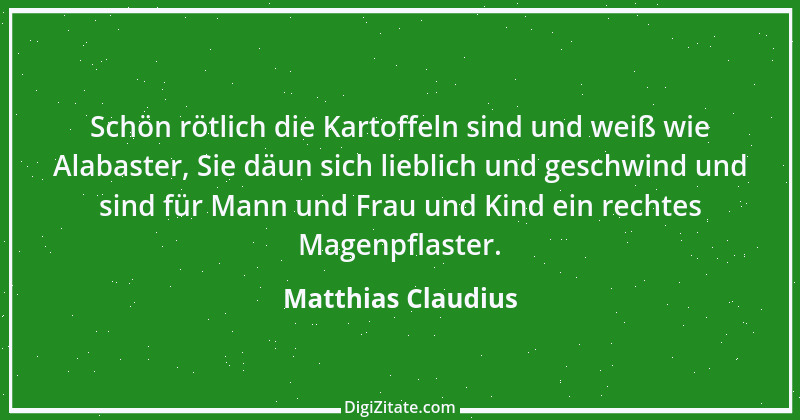 Zitat von Matthias Claudius 122