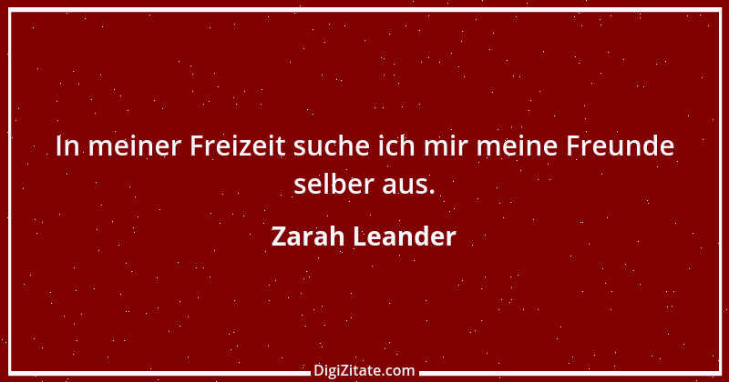 Zitat von Zarah Leander 2