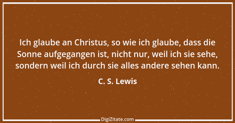 Zitat von C. S. Lewis 21