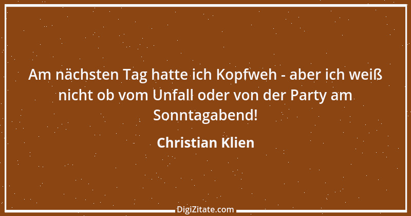 Zitat von Christian Klien 1