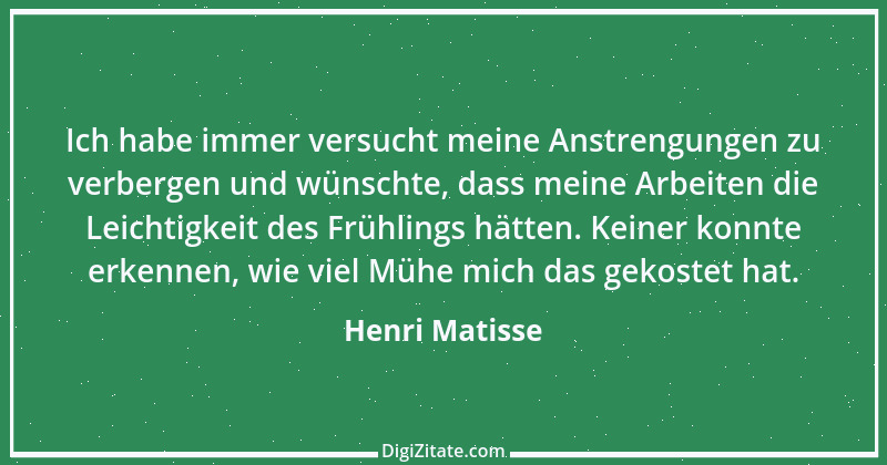 Zitat von Henri Matisse 5