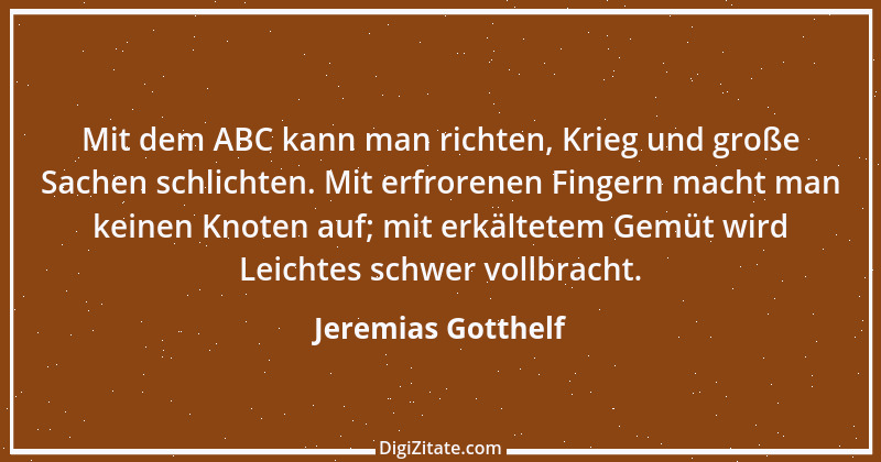 Zitat von Jeremias Gotthelf 89